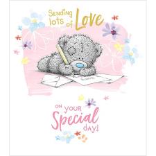 Sending Lots Of Love Me to You Bear Birthday Card Image Preview